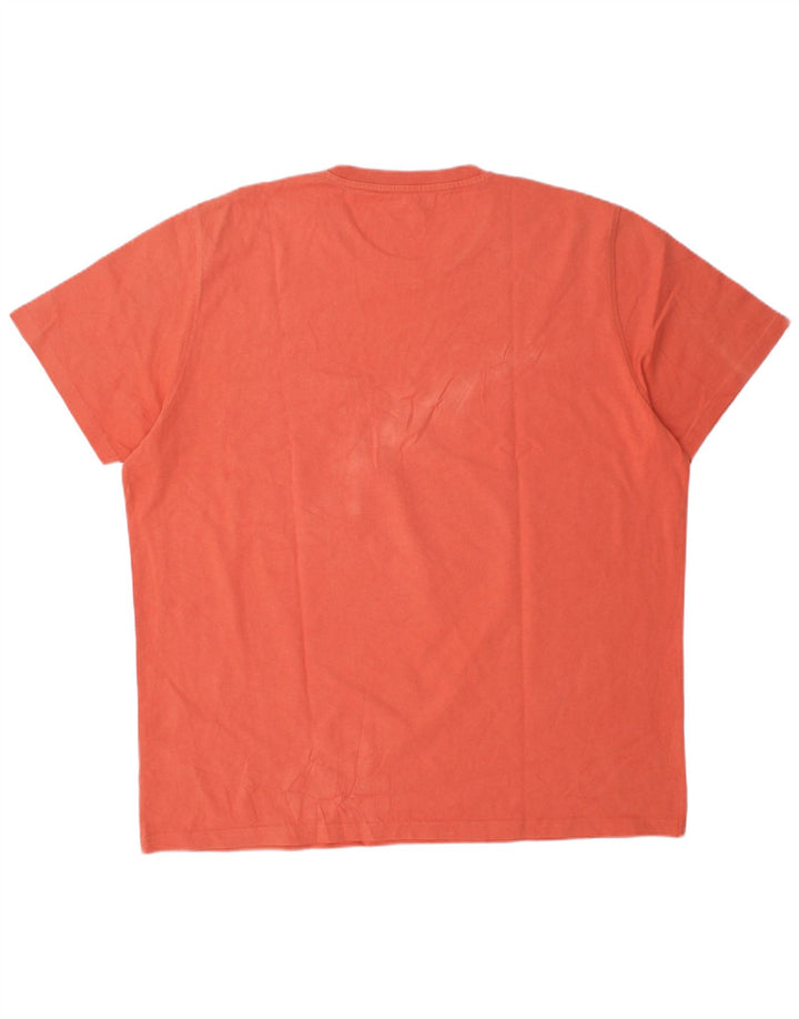 Lee Herren T-Shirt mit normaler Passform, 2XL, Orange, Baumwolle