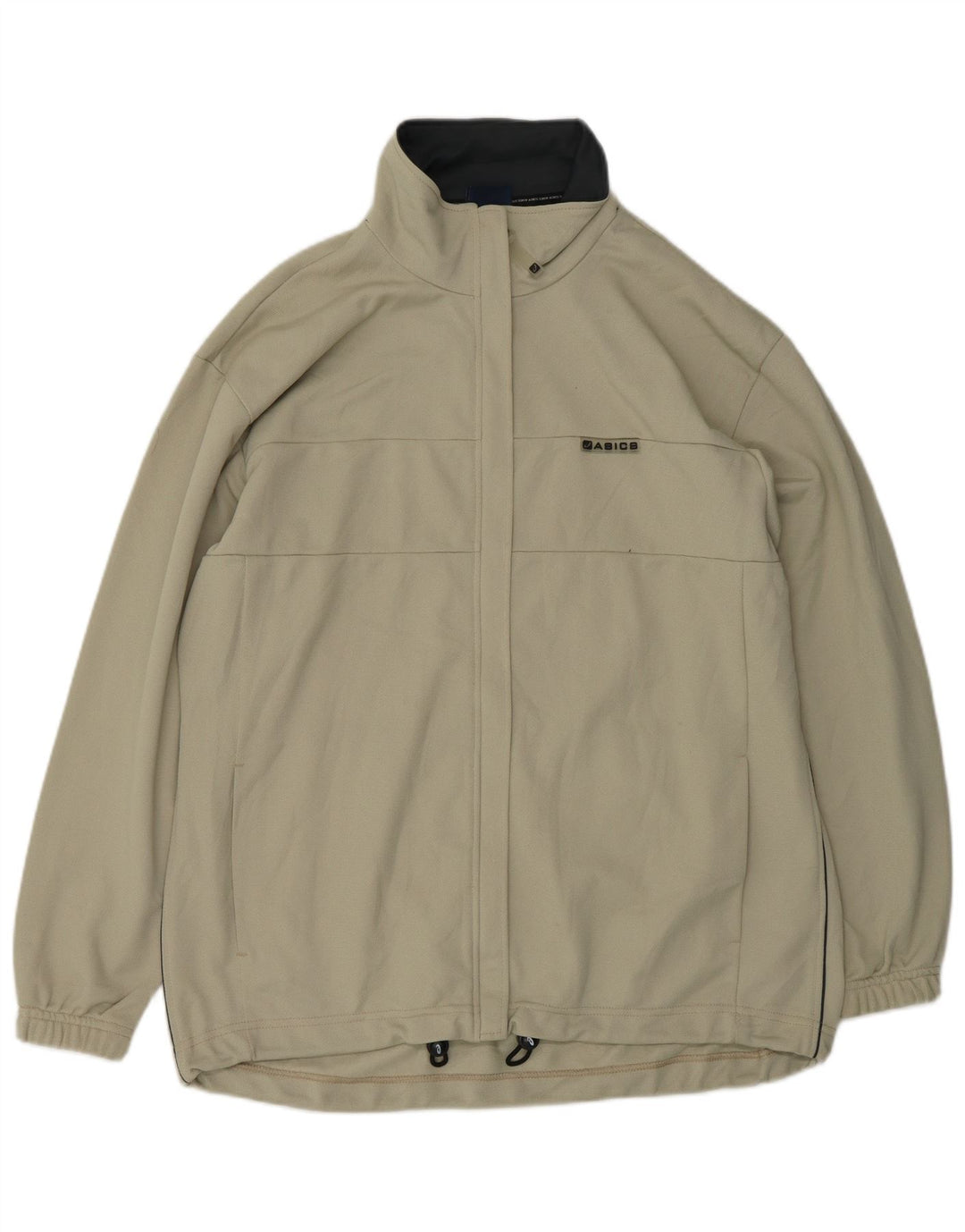 Asics Damen-Overall-Trainingsanzug-Oberteiljacke UK 18 XL Beige Polyester