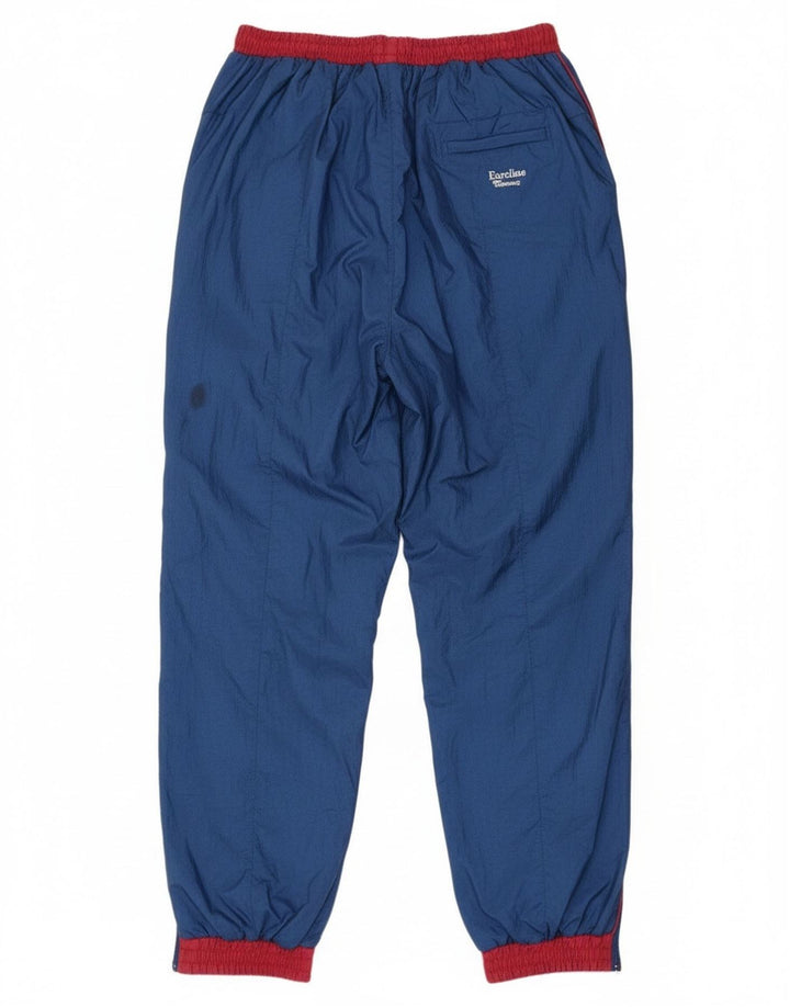 Vintage Herren-Trainingsanzug in Übergröße, mittelgroß, Marineblau, Farbblock