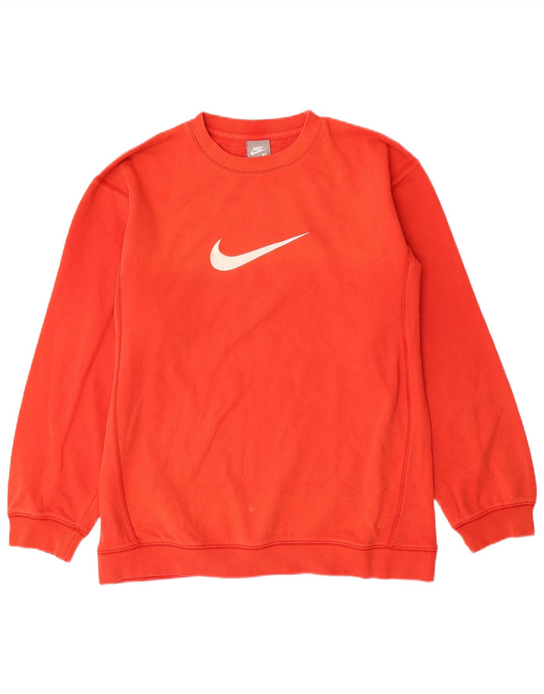 NIKE Jungen-Sweatshirt mit Grafik, 13–14 Jahre, XL, Orange, Baumwolle