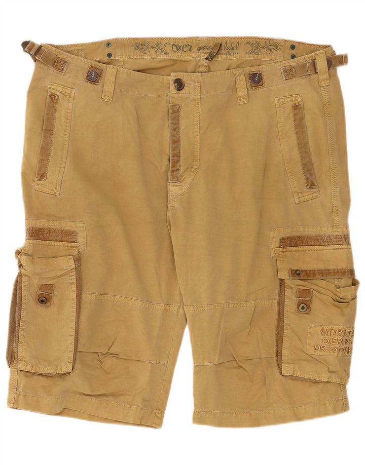 OXER Herren Graphic Cargo Shorts W40 XL Beige