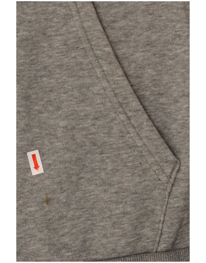 Puma Herren Graphic Zip Hoodie Pullover 2XL Grau Baumwolle