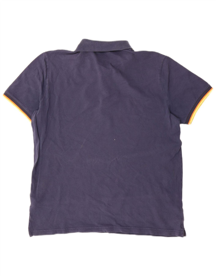 K-Way Herren Poloshirt 2XL Marineblau Baumwolle