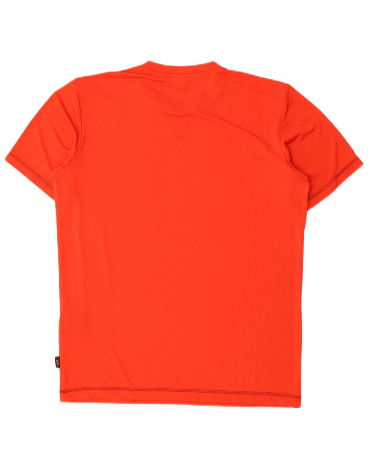 Jack Wolfskin Herren T-Shirt Top UK 40 Medium Orange Polyester