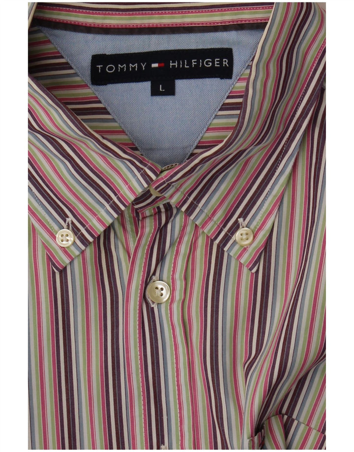 Tommy Hilfiger Herrenhemd, groß, mehrfarbig, gestreift
