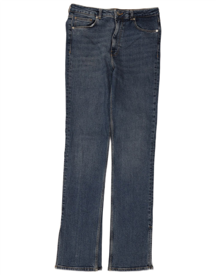 Zara Damen Bootcut Jeans EU 40 Medium W30 L34 Blaue Baumwolle