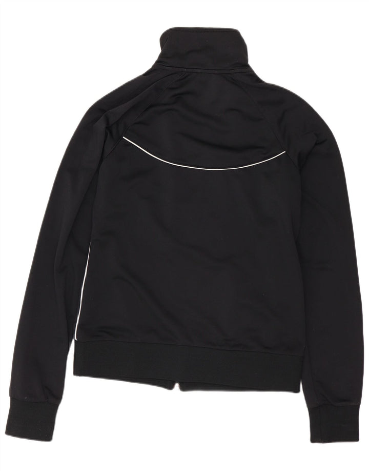 Nike Damen-Trainingsanzug-Oberteiljacke UK 14 Medium Schwarz
