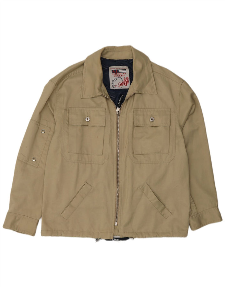 American Legend Herren-Utility-Jacke, UK 38, mittelbeige Baumwolle