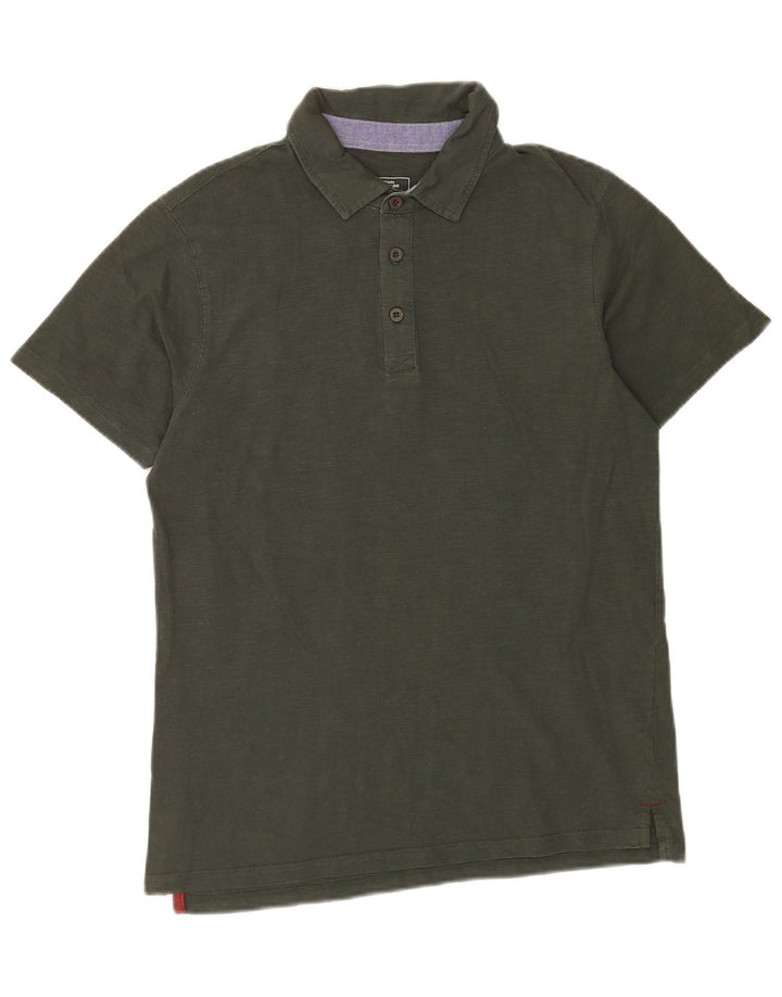 Mountain Warehouse Herren-Poloshirt, Größe S, grüne Baumwolle