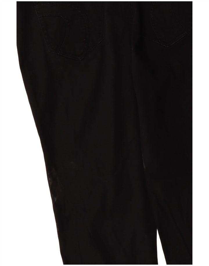 Dkny Damen Bootcut Jeans US 16 2XL W32 L31 Schwarze Baumwolle