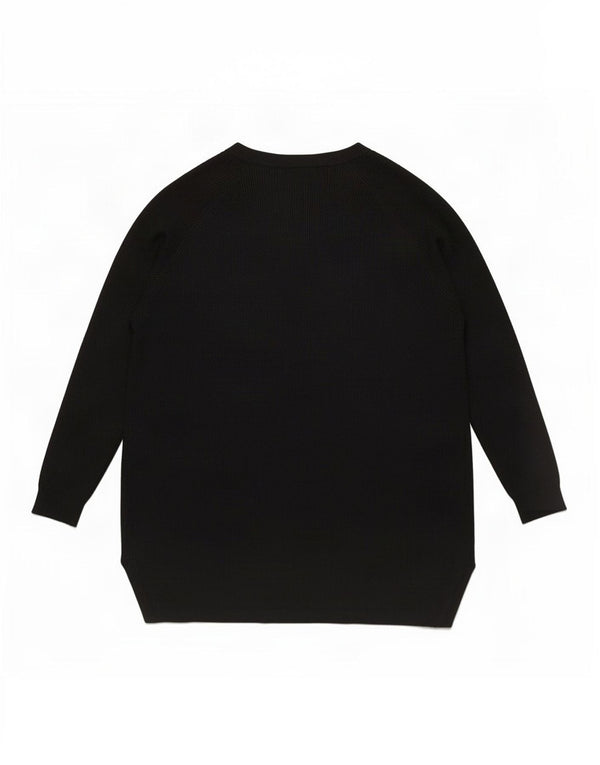 Marks & Spencer Offener Damen-Cardigan-Pullover UK 18 XL Schwarze Viskose