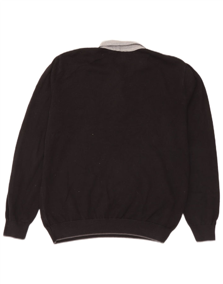 Marks & Spencer Herren-Pullover mit Rollkragen, reguläre Passform, Größe L, Schwarz