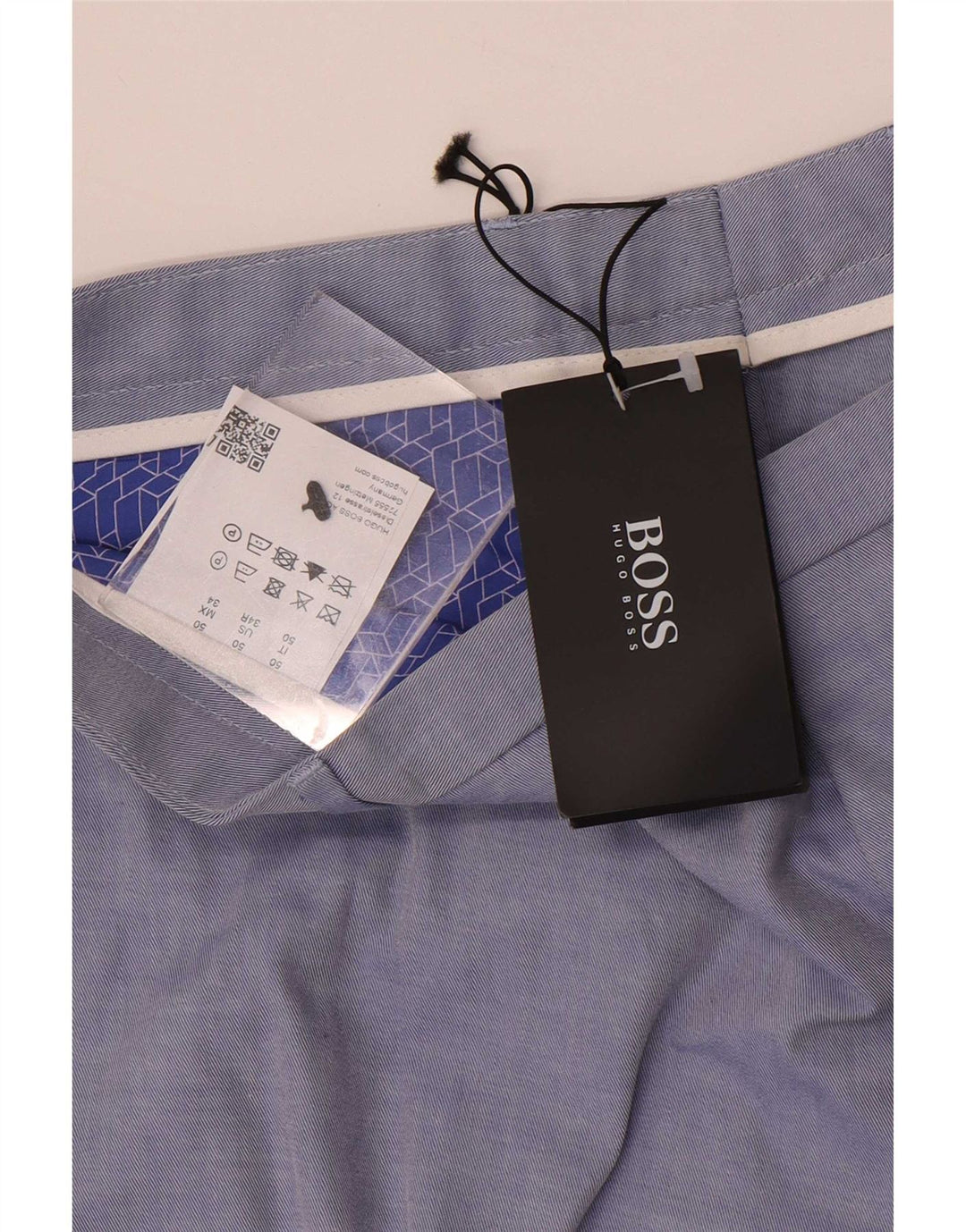Hugo Boss Herren Slim Chinohose W34 L33 Blau