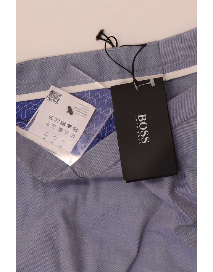 Hugo Boss Herren Slim Chinohose W34 L33 Blau