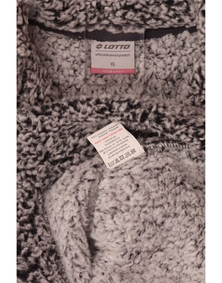 Lotto Damen Fleecejacke UK 18 XL Graues Colourblock-Polyester