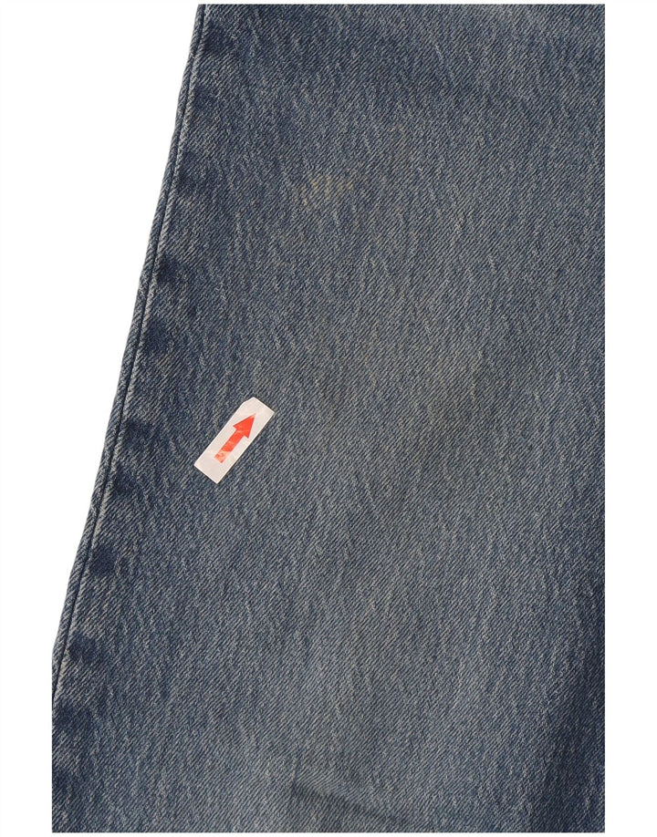 Levi's Damen 501 Straight Jeans W29 L28 Blaue Baumwolle