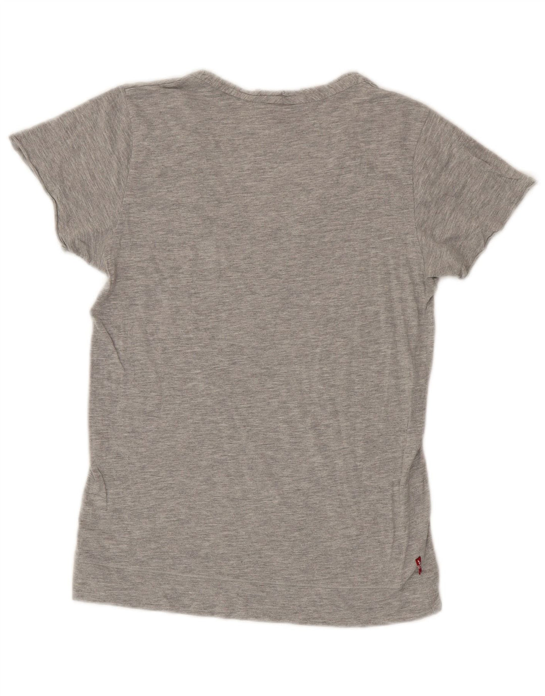 Levi's Damen T-Shirt Top UK 14 Large Grau Baumwolle