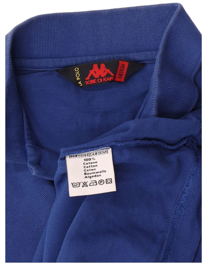 Kappa Herren-Poloshirt aus mittelblauer Baumwolle