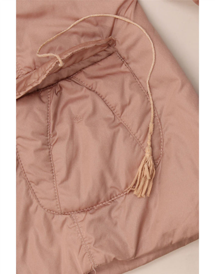 Luisa Spagnoli Damen Bomberjacke UK 16 Large Rosa Polyamid