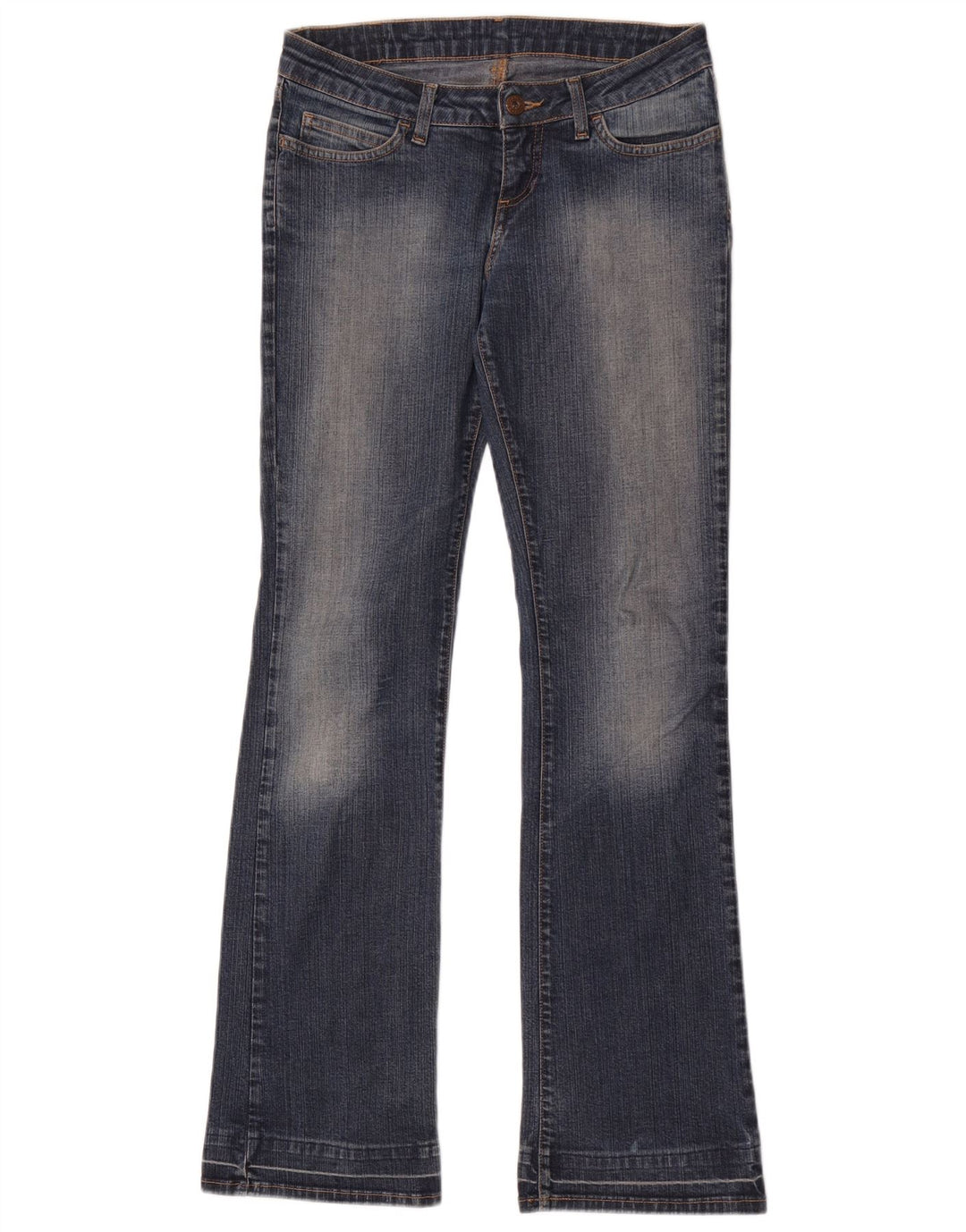 Replay Damen Bootcut Jeans W28 L32 Blaue Baumwolle