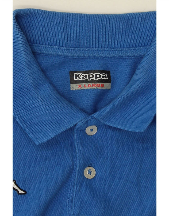 KAPPA Mens Polo Shirt XL Blue Vintage Kappa and Second-Hand Kappa from Messina Hembry 
