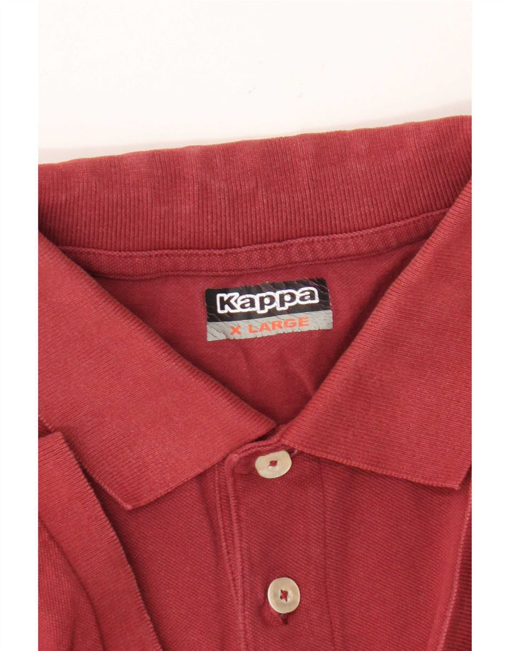 Kappa Herren Poloshirt XL Rot