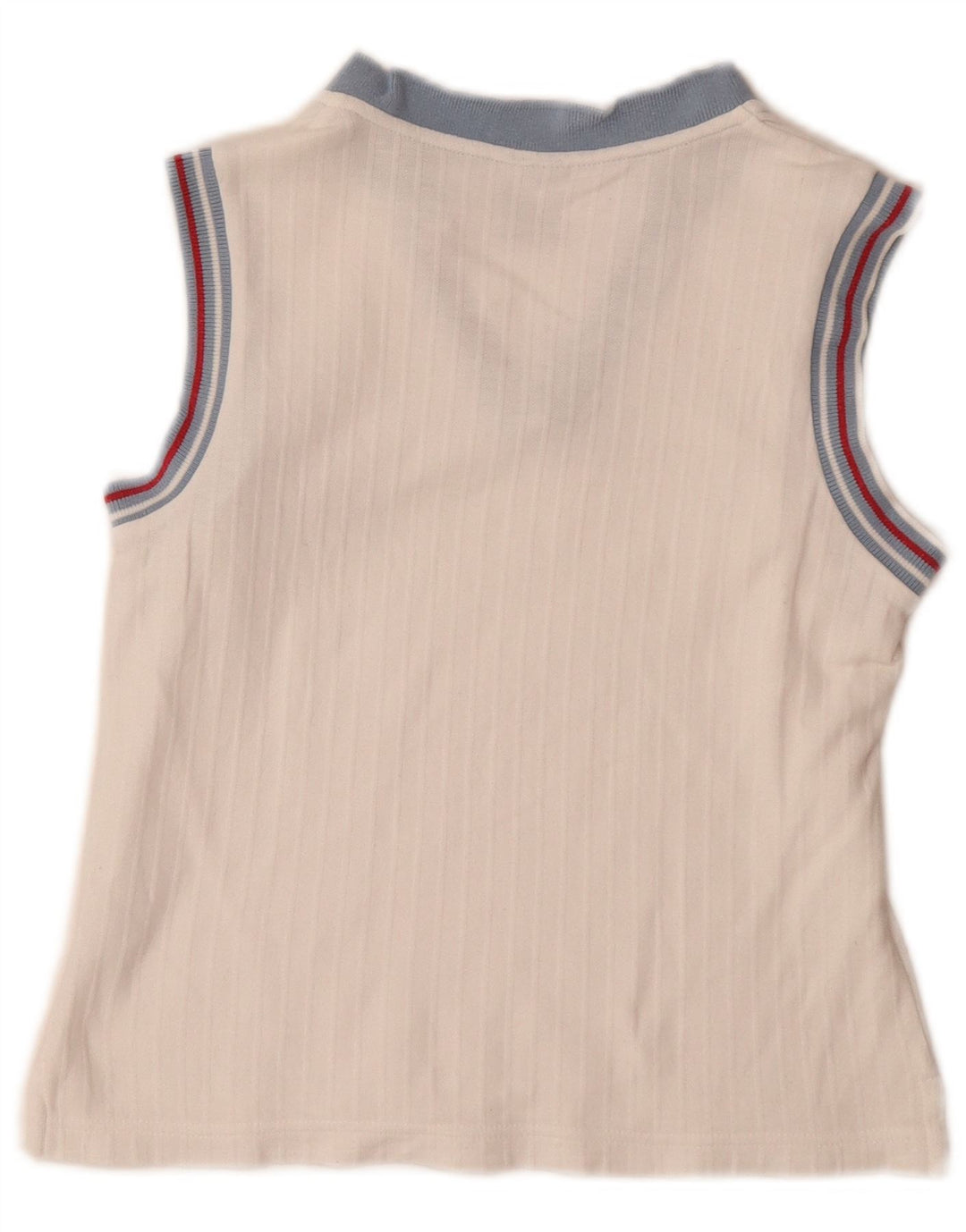 Fila Damen Weste Top IT 44 Mittelweiße Baumwolle