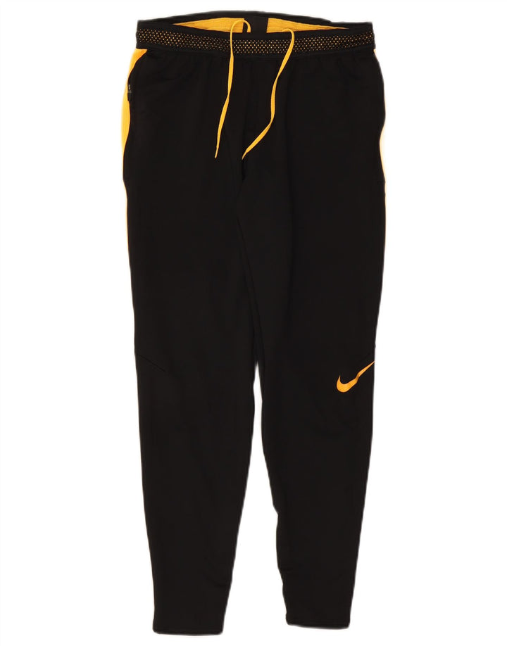Nike Herren Dri Fit Trainingshose, Größe S, Schwarz, Colourblock-Polyester
