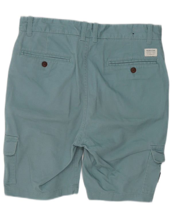 Quiksilver Jungen Straight Fit Taper Cargo Shorts 15–16 Jahre W30 Blaue Baumwolle