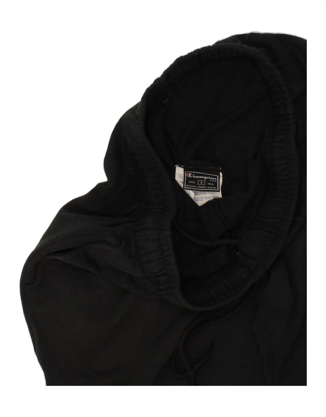 CHAMPION Mens Tracksuit Trousers Small  Black Cotton Vintage Champion and Second-Hand Champion from Messina Hembry 