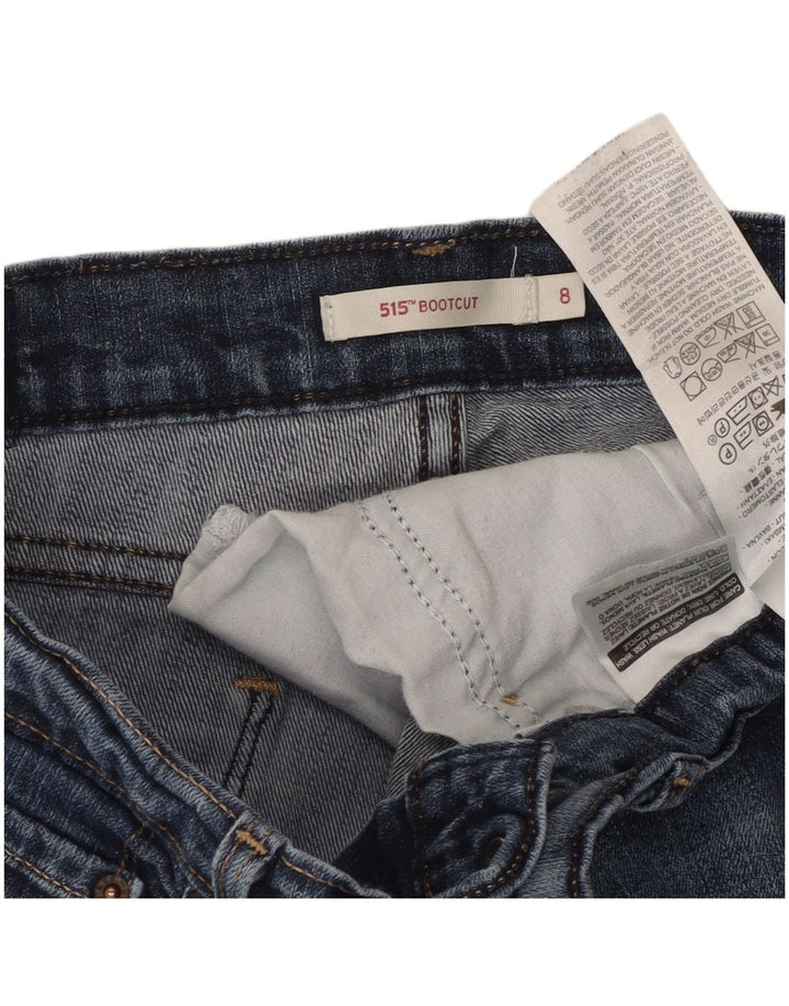 Levi's Damen 515 Bootcut Jeans US 8 Medium W30 L29 Blaue Baumwolle