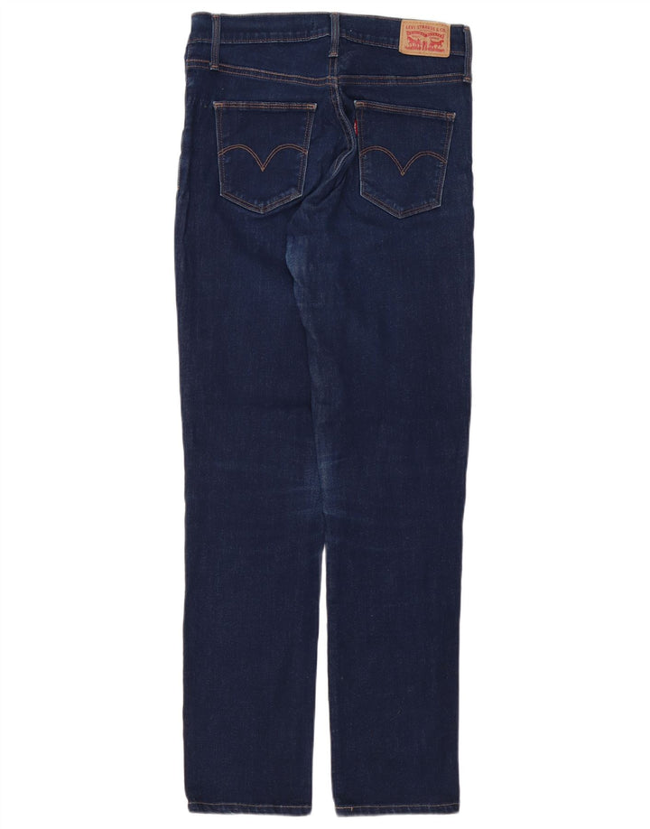 LEVI'S Damen Slim Slim Jeans W28 L30 Blaue Baumwolle
