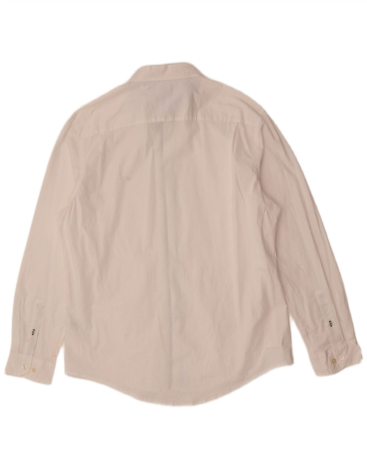 Tommy Hilfiger Herrenhemd XL, weiße Baumwolle