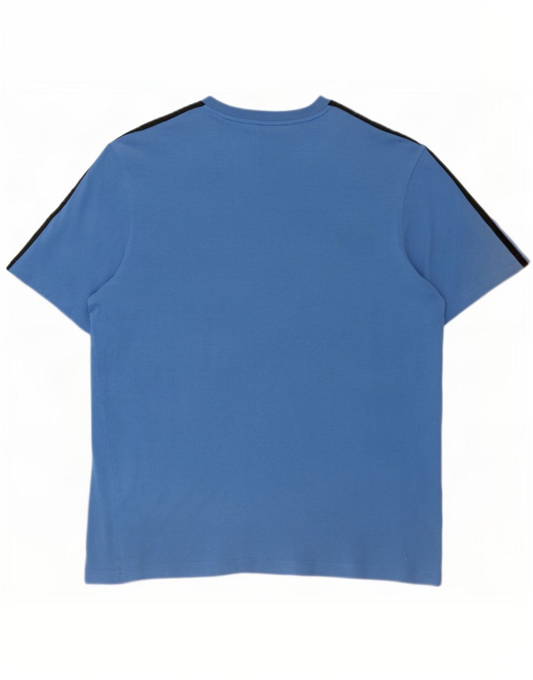 Adidas Herren Grafik T-Shirt Top Große blaue Baumwolle