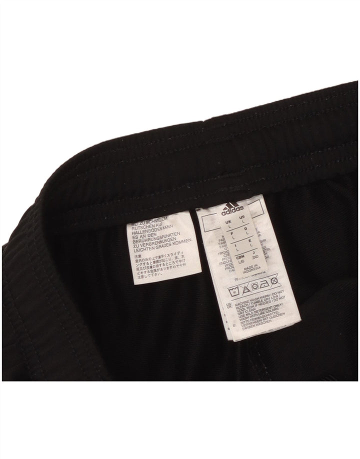 Adidas Herren-Trainingshose, Jogginghose, Größe L, Schwarz, Polyester