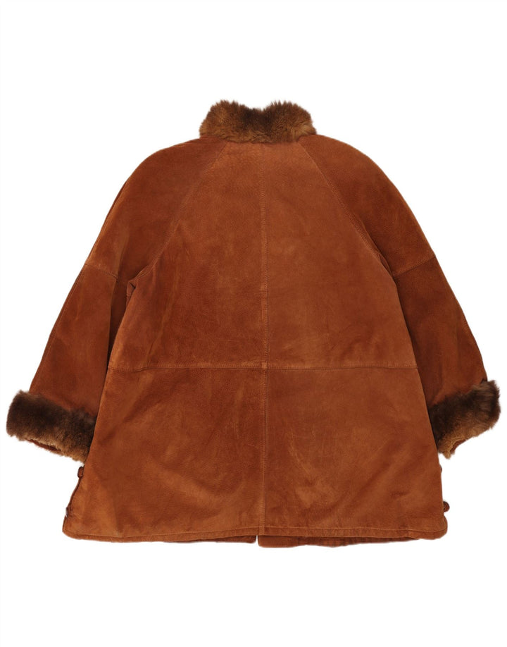 Pascucci Damen Wildledermantel EU 44 XL Braun