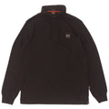 Hugo Boss Herren-Langarm-Poloshirt mit normaler Passform, mittelschwarze Baumwolle
