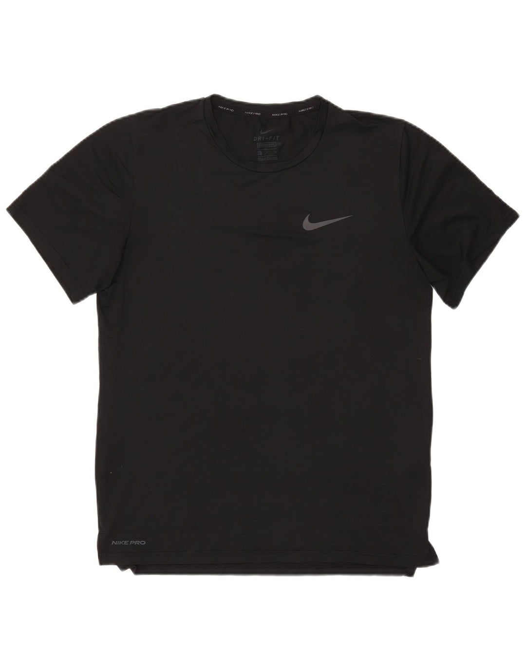 NIKE Herren Dri Fit Standard Fit T-Shirt Top Small Schwarz Polyester