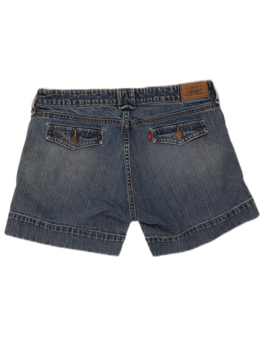 LEVI'S Damen 545 Jeansshorts US 10 Large W32 Blaue Baumwolle