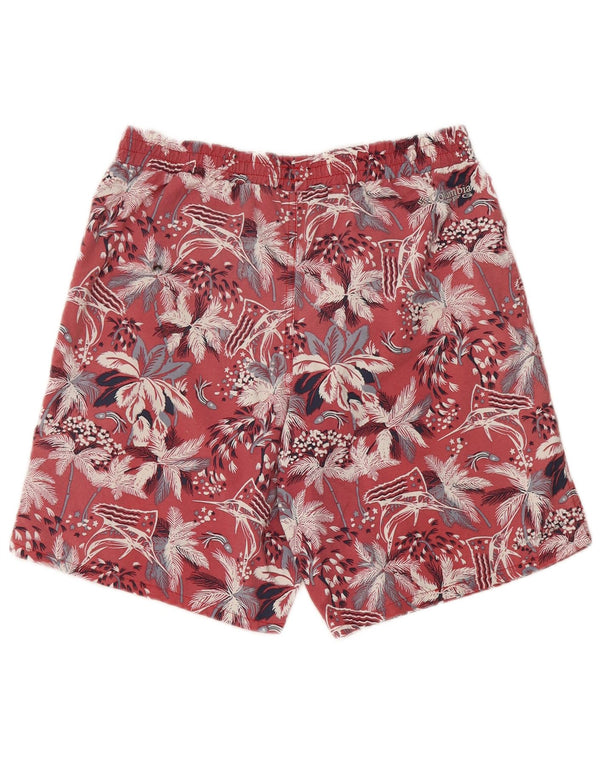 Columbia Badeshorts für Jungen, 15–16 Jahre, rotes Blumenmuster, Nylon