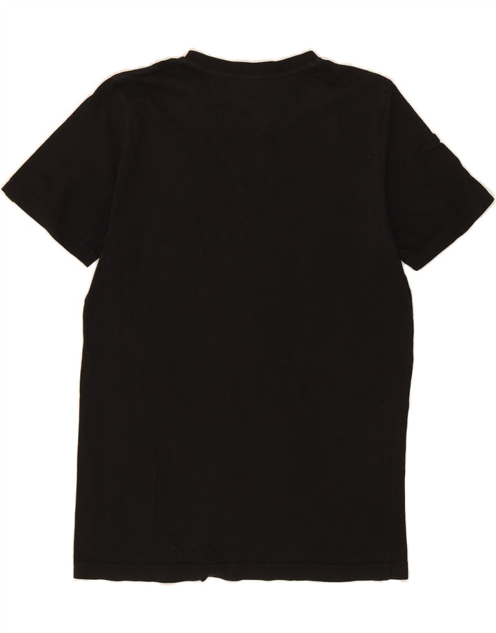 PUMA Mens Graphic T-Shirt Top Small Black Vintage Puma and Second-Hand Puma from Messina Hembry 