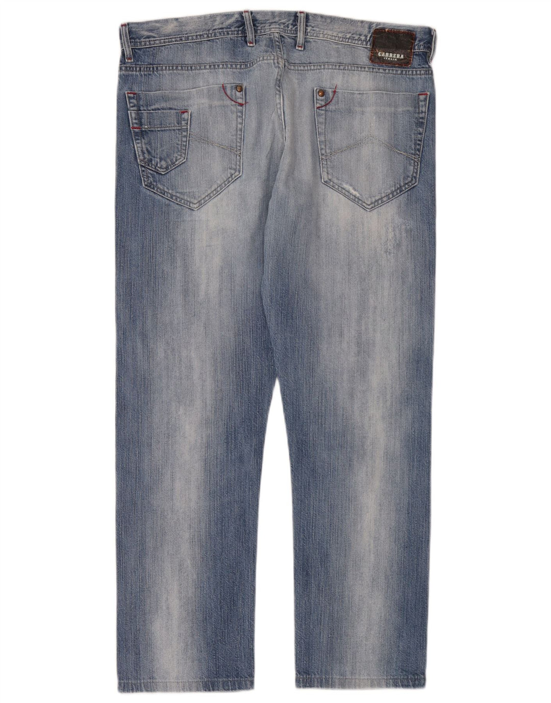 Carrera Herren Straight Jeans W36 L30 Blaue Baumwolle