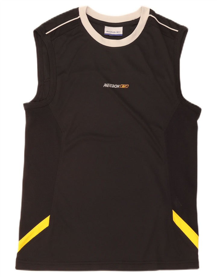 Reebok Herren Graphic Vest Top XS Schwarz Colourblock Polyester