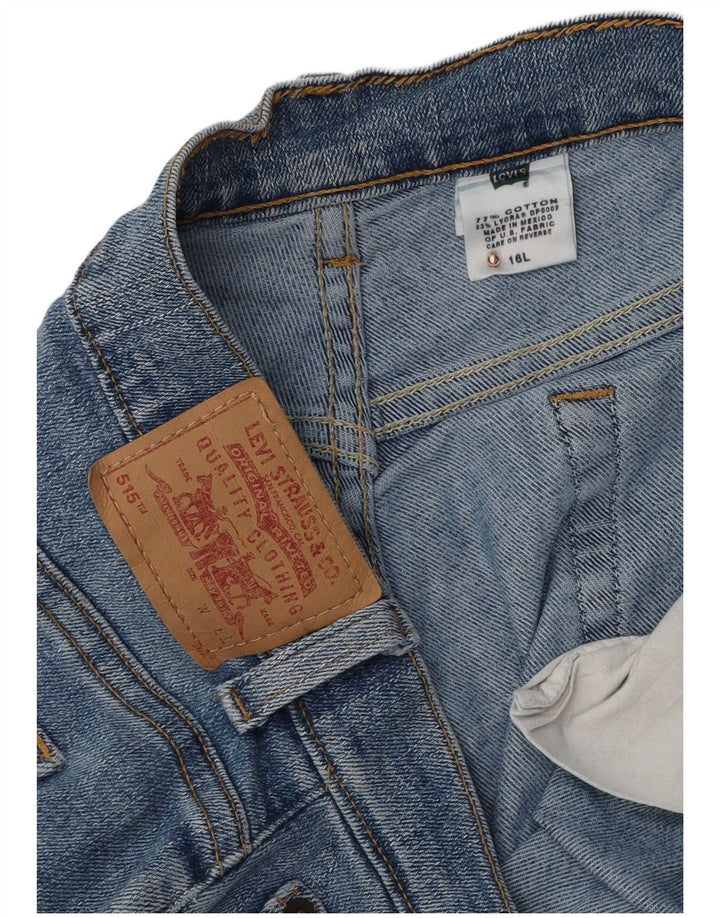 Levi's Damen 515 Bootcut Jeans US 16 2XL W36 L32 Blaue Baumwolle