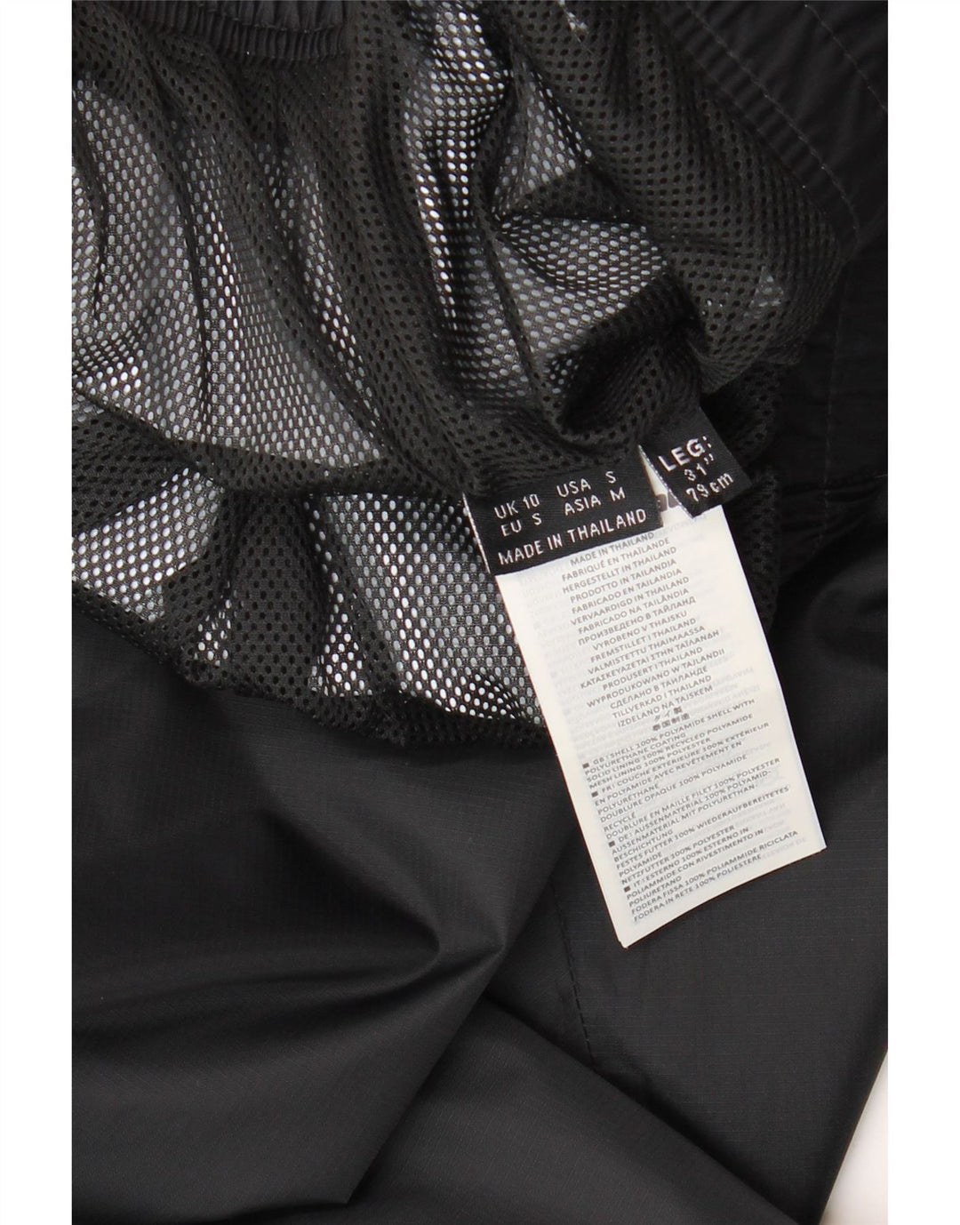 Berghaus Wasserdichte Damenhose UK 10 Small Schwarz Polyamid