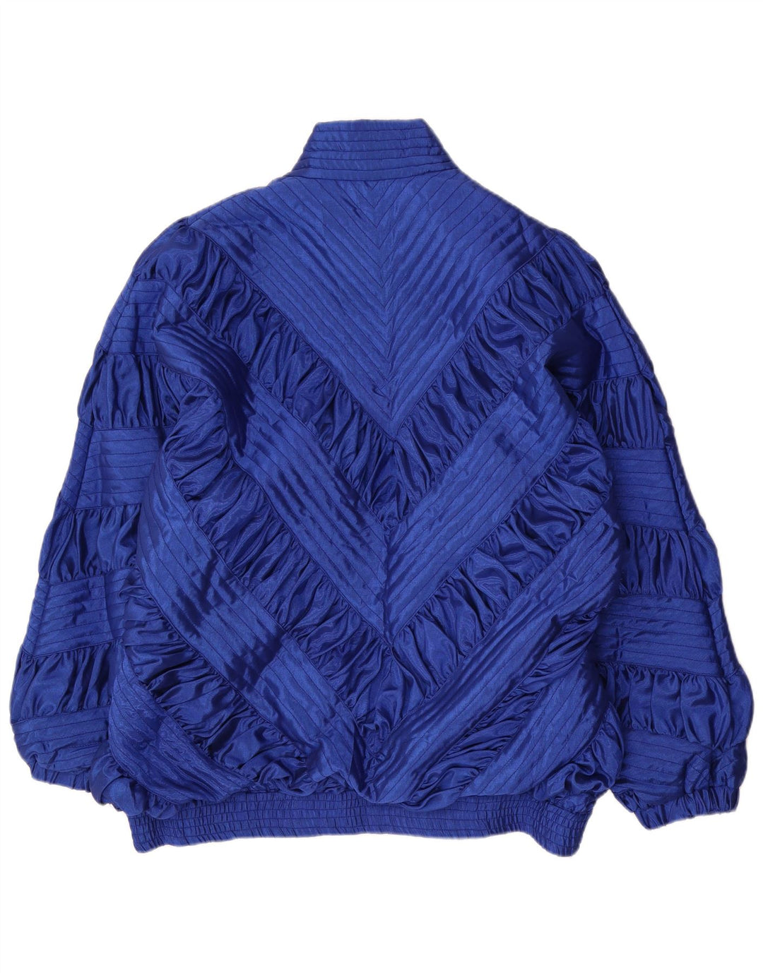Vintage Damen Bomberjacke UK 18 XL Blau