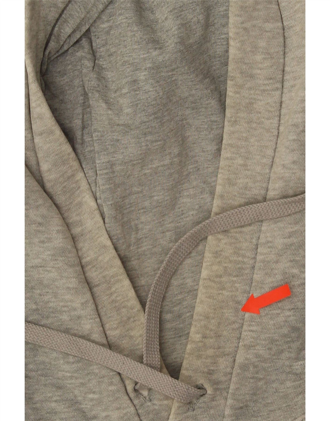 Nike Herren-Kapuzenpullover aus mittelgrau gefleckter Baumwolle