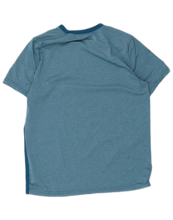 Under Armour Jungen Heat Gear Graphic T-Shirt Top 9–10 Jahre Mittelblau