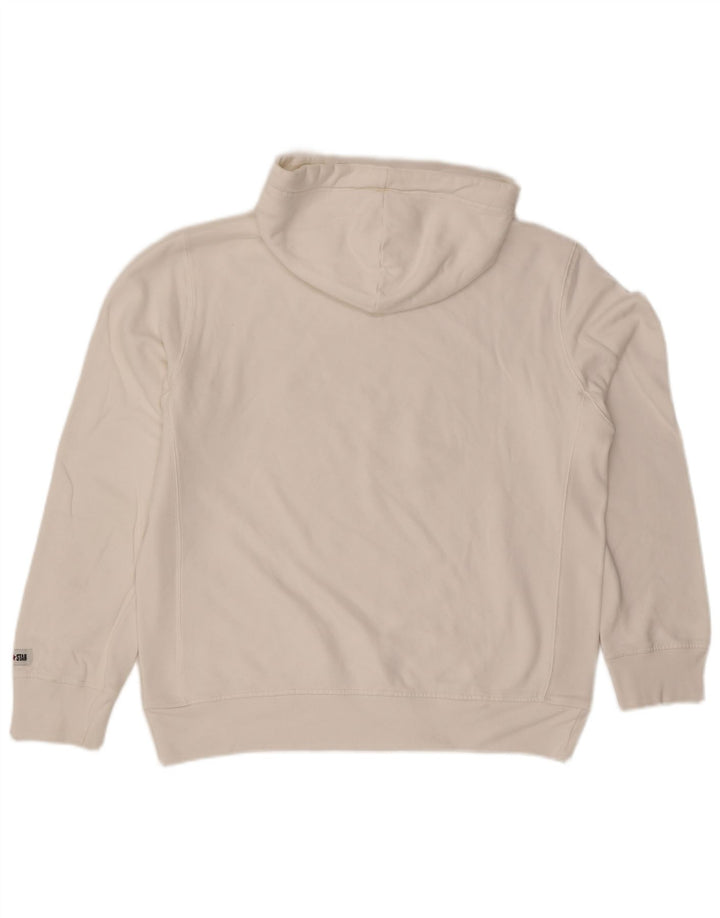 Converse Herren-Kapuzenpullover mit Grafik, XL, weiße Baumwolle