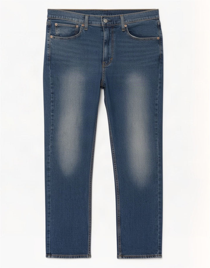 Levi's Herren 514 Straight Jeans W36 L32 Blaue Baumwolle